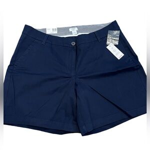 Crown & Ivy Navy Blue shorts 7” inseam